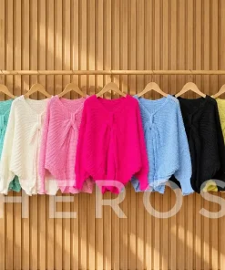 Swetry Damskie WŁOSKA,Size uni,paczka 6szt, mix kolor