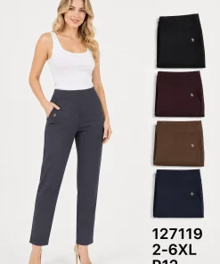 Spodnie Damskie, size 2xl-6xl,Paczka 12szt, mix kolor