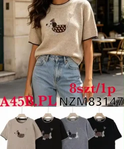 Swetry Damskie,size s/m-m/xl,paczka 8szt, mix kolor