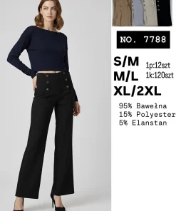 Spodnie damskie ,size s/m-l/xl ,Paczka 12szt,mix kolor