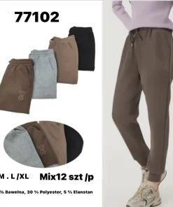 Spodnie Damskie, size s/m-l/xl,Paczka 12szt ,mix kolor