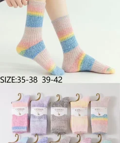 Skarpety Damskie,Size 35-42,paczka 40szt, mix kolor