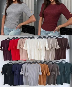 Swetry Damskie WŁOSKA,Size uni,paczka 6szt, mix kolo