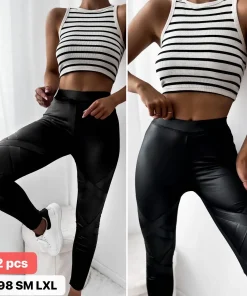 Spodnie skórzane Damskie,size s/m-l/xl,Paczka 12szt ,1kolor