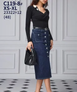 Spódnica długa damskie,size xs-xl,paczka 12szt ,1kolor