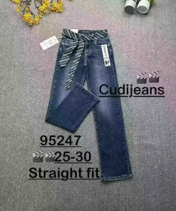 Jeansy Damskie, size 25-30,Paczka 12szt, 1 kolor