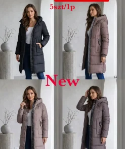 Kurtki Damskie, size s-2xl,Paczka 5szt, 1 kolor