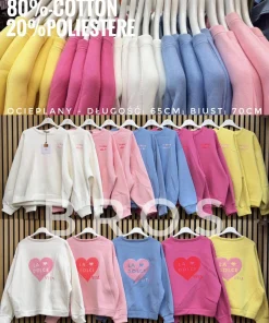 Bluzy damskie,size uni,paczka 6szt ,mix kolor