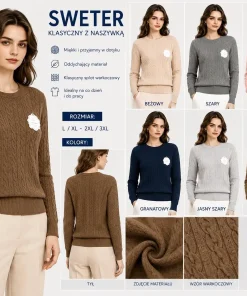 Swetry Damskie,Size l/xl-2xl/3xl,paczka 12szt, mix kolor