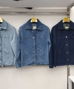 Kurtki Jeansowe Damskie,size s-2xl,paczka 5szt,1kolor