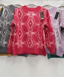 Swetry damskie,size uni,paczka 6szt ,mix kolor