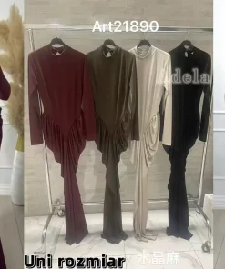 Sukienki Damskie WŁOSKA,Size uni,paczka 6szt, mix kolor