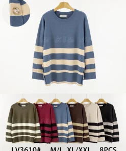 Swetry Damskie,size m/l-xl/2xl,paczka 8szt ,mix kolor