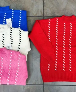 Swetry damskie,size uni,paczka 12szt ,mix kolor
