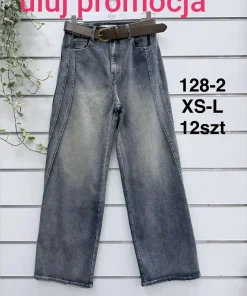 Jeansy Damskie,size xs-l,Paczka 12szt ,1kolor