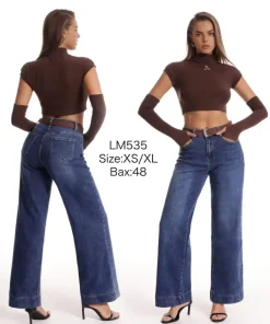 Jeansy Damskie, size xs-xl,Paczka 12szt, 1 kolor