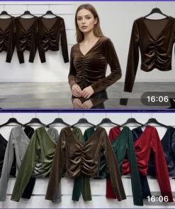 Bluzki Damskie WŁOSKA,Size uni,paczka 6szt, mix kolor