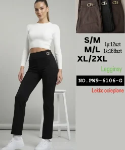 Spodnie damskie ,size s/m-xl/2xl ,Paczka 12szt,mix kolor
