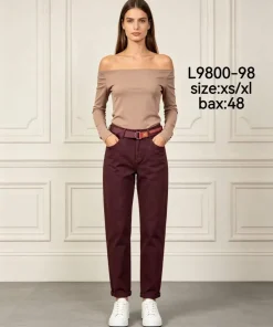 Jeansy Damskie, size 25-30,Paczka 12szt, 1 kolor