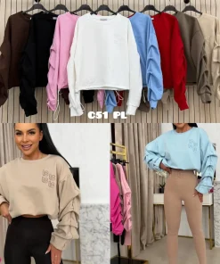 Swetry DAMSKA,size uni,paczka 6szt,mix kolor