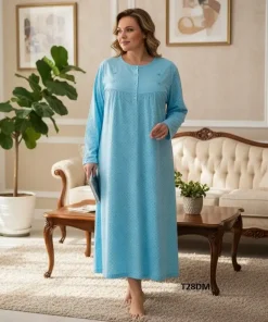Koszule nocne damskie,size m-4xl, Paczka 10szt ,mix kolor