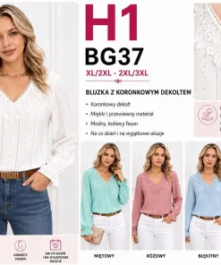 Bluzki Damskie,Size xl/2xl-2x/3xl,paczka 12szt, mix kolor