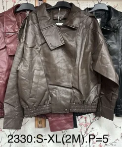 Kurtki skórzane damskie,size s-xl,paczka 5szt ,1kolor