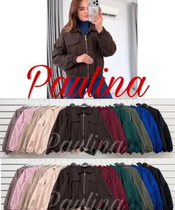 Kurtki Damskie WŁOSKA,Size uni,paczka 6szt, mix kolor