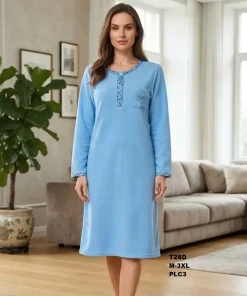 Koszule nocne damskie,size m-3xl, Paczka 10szt ,mix kolor