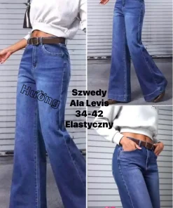Jeansy Damskie,Size 34-42,paczka 10szt, 1 kolor