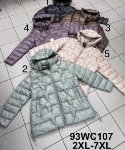 Kurtki damskie,size 2-7xl,paczka 6szt ,1kolor
