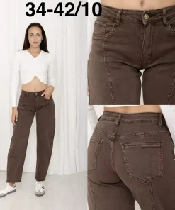 Jeansy Damskie, size 34-42,Paczka 10szt ,1kolor