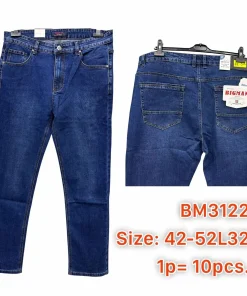 Spodnie JEANSOWE MĘSKA,size 42-52,Paczka 10szt, 1kolor