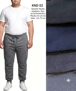 Spodnie MĘSKIE,Size xl-5xl,paczka 12szt, mix kolor