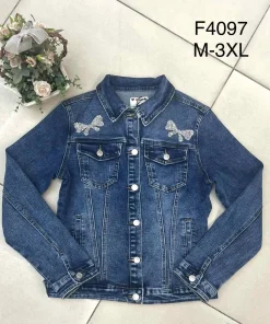 Kurtki Jeansowe Damskie,size m-3xl,paczka 10szt ,1kolor