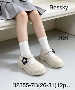 Buty Baleriny DZIECIĘCE (26-31, 12par)