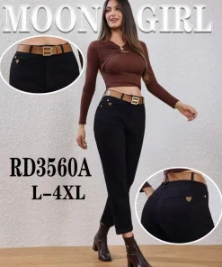 Jeansy Damskie, size l-4xl,Paczka 12szt, 1 kolor