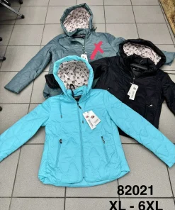 Kurtki damskie ,size xl-6xl,,Paczka 6szt ,1kolor