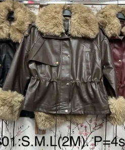 Kurtki skórzane damskie,size s-l,paczka szt ,1kolor