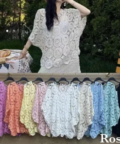Bluzki damskie, size uni,paczka 6szt,mix kolor
