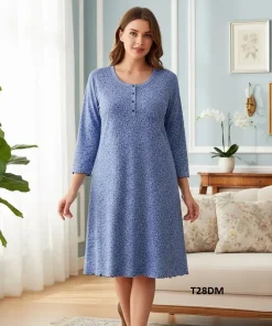 Koszule nocne damskie,size m-3xl, Paczka 10szt ,mix kolor