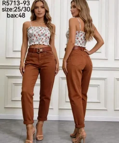 Jeansy Damskie, size 25-30,Paczka 12szt, 1 kolor