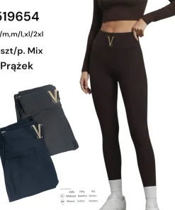 Legginsy Damskie,Size s/m-xl/2xl,paczka 12szt, mix kolor