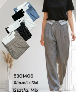 Spodnie Damskie,Size s/m-xl/2xl,paczka 12szt, mix kolor