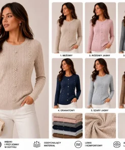 Swetry Damskie,Size l/xl-2xl/3xl,paczka 12szt, mix kolor