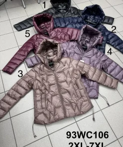 Kurtki damskie,size 2-7xl,paczka 6szt ,1kolor