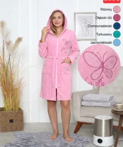 Szlafrok Damskie, size m-3xl,Paczka 10szt, mix kolor