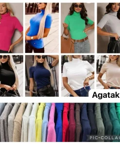 Swetry Damskie WŁOSKA,Size uni,paczka 6szt, mix kolor