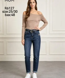 Jeansy Damskie,Size 25-30,paczka 12szt, 1 kolor