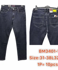 Spodnie JEANSOWE MĘSKA,size 31-38,Paczka 10szt, 1kolor